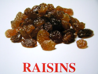 raisins