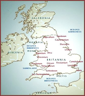 Ancient England map